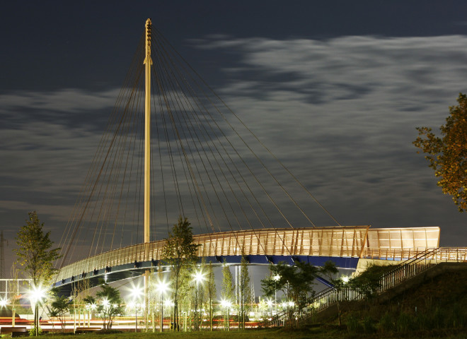 INFRASTRUTTURE: Mestre, ponte di collegamento, arch. Antonio Di Mambro