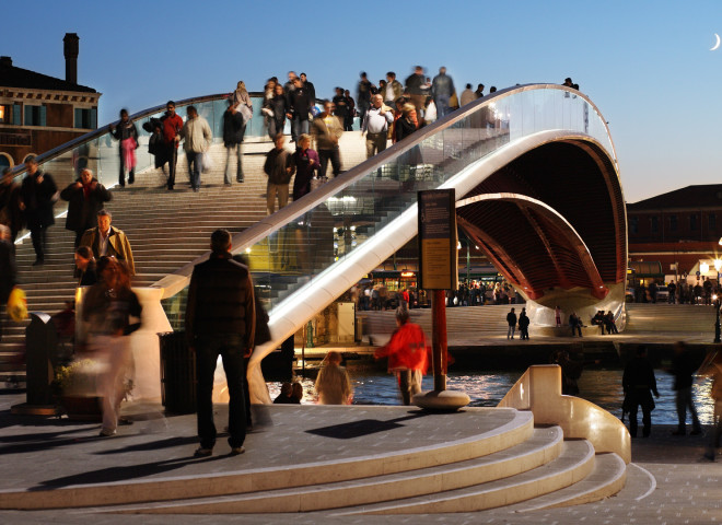 INFRASTRUTTURE: Venezia, Quarto Ponte sul Canal Grande, di Santiago Calatrava